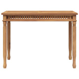 Garden Dining Table 110x65x80 cm Solid Teak Wood 49385