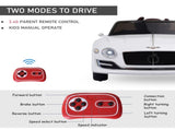 Kids Electric Car Kids Ride on Toys W/ LED Lights-White T3398P348149