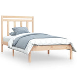 Bed Frame without Mattress 90x200 cm Solid Wood 3105235