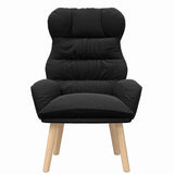 Armchair Black 69 x 74 x 93 cm Sherpa Fabric 42001884