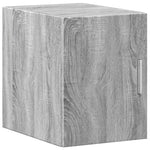 Slim Storage Cabinet Grey Sonoma 30x42.5x225 cm Engineered Wood 3281264