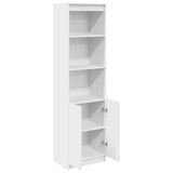 Highboard White 50x35x180 cm Engineered Wood 3328462