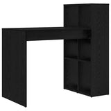 Desk with Shelf Black Oak 108 x 55 x 103.5 cm Engineered Wood 869459