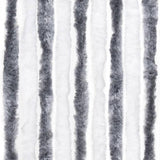 Insect Curtain Grey and White 90x200 cm Chenille 315124