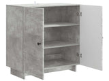 Sideboard Concrete Grey 66 x 34.5 x 90 cm Engineered Wood 893898