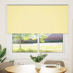 ZNTS Roller Blind Blackout Yellow 145x130 cm Fabric Width 141.6 cm Polyester 4012021