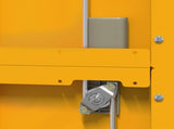 Storage Cabinet Mustard Yellow 60 x 40 x 140 cm Steel 891739