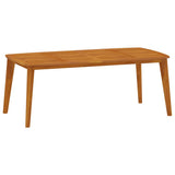 Garden Dining Set Natural Wood Solid acacia wood Large Durable 3058005