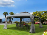 3 Garden Gazebo Double Top Outdoor Canopy Patio Event Party Wedding Tent Backyard Sun Shade T3398P317565