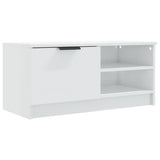 TV Cabinets 2 pcs High Gloss White 80x35x36.5cm Engineered Wood 811479