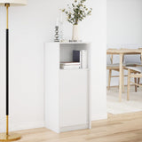 Sideboard with LED White 42.5x34x100 cm Engineered Wood 852152