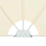 Collapsible Terrace Side Awning Cream 300x150 cm 44568