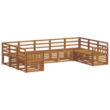 Sectional Sofa Set 9 pcs Natural 3375469