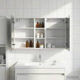 Bathroom Cabinet Set 3 pcs 100 x 10.5 x 60.5 cm Engineered wood 3403696