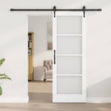 Sliding Door White and Black 73.5 x 198.5 cm 3332380