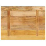 Table Top 80x70x3.8 cm Rectangular Solid Wood Rough Mango 371410