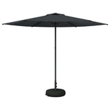 Garden Parasol with Base 300 x 300 cm Polyester Rectangular 42036233