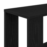 Book Cabinet/Room Divider Black Oak 45x24x159 cm Engineered Wood 862400