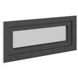 Basement Window RISOR 90x40 cm Tilt 3 Glazing Anthracite 4108465