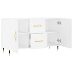 ZNTS Sideboard White 100x36x60 cm Engineered Wood 828148