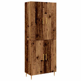Highboard Old wood 69.5 x 34 x 180 cm Engineered Wood 3394578