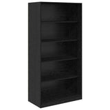Wardrobe with Shelf Black Oak 100 x 50x 200 cm Engineered Wood 3403218