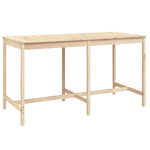 9 Piece Garden Bar Set Solid Wood Pine 3154765