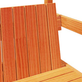 Bench with Roof Wax Brown 117.5x70x176.5 cm Solid Wood Pine 846996