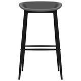 5 Piece Bar Set Black and Grey 3057383