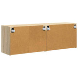 TV Wall Cabinet Wall-mounted 2 pcs Sonoma Oak 59.5 x 31 x 40 cm 892334
