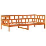 Daybed with Drawers without Mattress Wax Brown 80x200 cm Solid Wood 3302090
