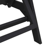 Garden Lounge Furniture 3 pcs Black 38 x 38 x 46cm Polyethylene 3335856