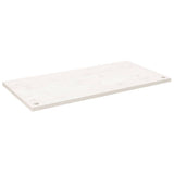 Desk Top White 100x60x2.5 cm Solid Wood Pine 824466