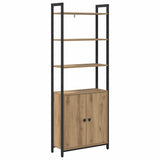 Book Cabinet Artisan Oak 60 x 24 x 161 cm Engineered Wood 883861