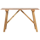 Console Table 130x40x80 cm Mixed Recycled Wood 283916
