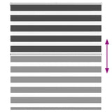 Zebra Blind Black 120x150 cm Fabric Width 115.9 cm Polyester 4014239