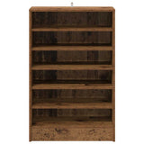 Shoe Cabinet Old Wood 60x35x92 cm Engineered Wood 856702