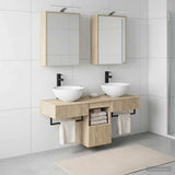 Bathroom Cabinet Set 5 pcs Sonoma Oak Engineered Wood 3406281