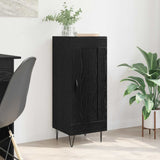Sideboard Black Oak 34.5 x 34 x 90 cm Engineered Wood and Iron 881650
