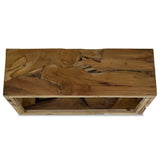 ZNTS Coffee Table 90x50x30 cm Genuine Teak Brown 244558