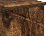 Bathroom Cabinet with Storage Smoked Oak 30 x 35 x 192 cm 883339
