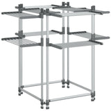 Laundry Drying Rack 107x107x120 cm Aluminium 154606