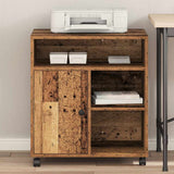 Printer Stand Old wood 60 x 50 x 67 cm Engineered wood 862282