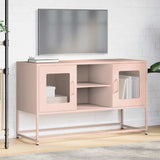 ZNTS TV Cabinet Pink 100.5x39x60.5 cm Steel 853381