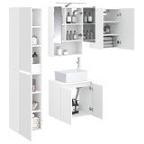 Bathroom Cabinet Set 5 pcs White 50 x 14.5 x 70 cm 3407319
