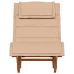 Sun Lounger 2 pcs Brown 60 x 154 x 74cm Solid Acacia wood 3329136