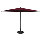Garden Parasol with Base 200 x 300 cm Polyester Rectangular 42036208