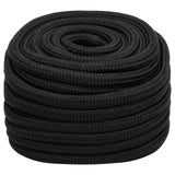 Boat Rope Full Black 20 mm 25 m Polypropylene 152526