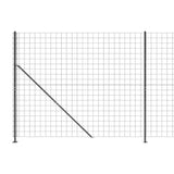 Wire Mesh Fence with flange Anthracite 2.2x25 m 154335