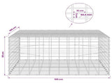Gabion with 3.5 mm Wire and 5x10 cm Mesh 100x100x50 cm 3462884